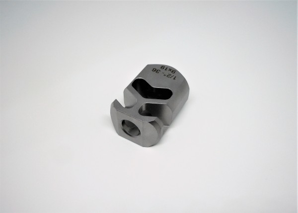 Muzzle brake PCC 9x19 (9x21) -- muzzle thread 1/2" - 36